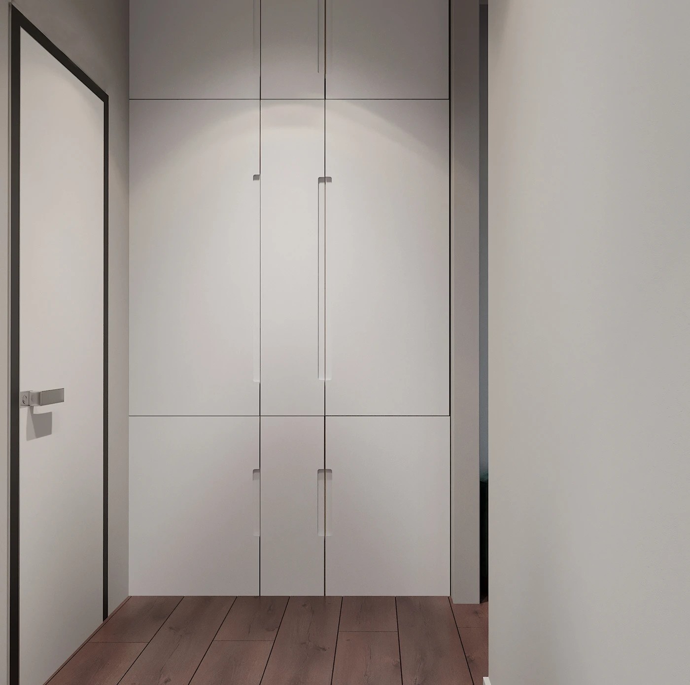 Kitchen аnd hallway minimalism