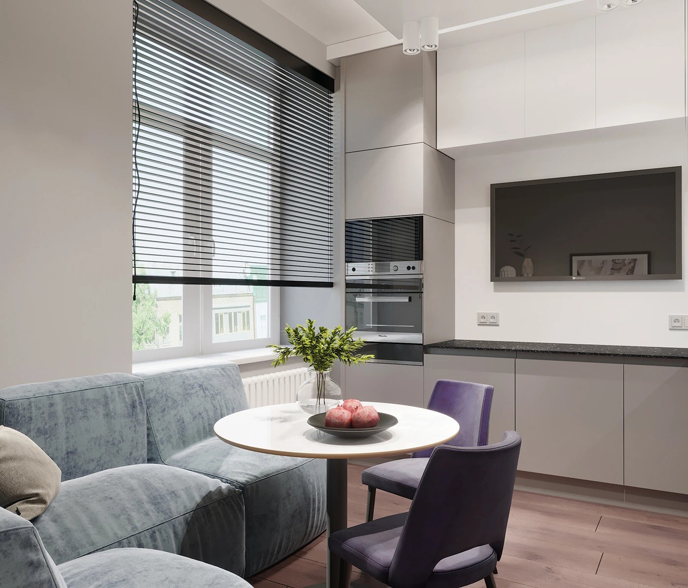 Kitchen аnd hallway minimalism