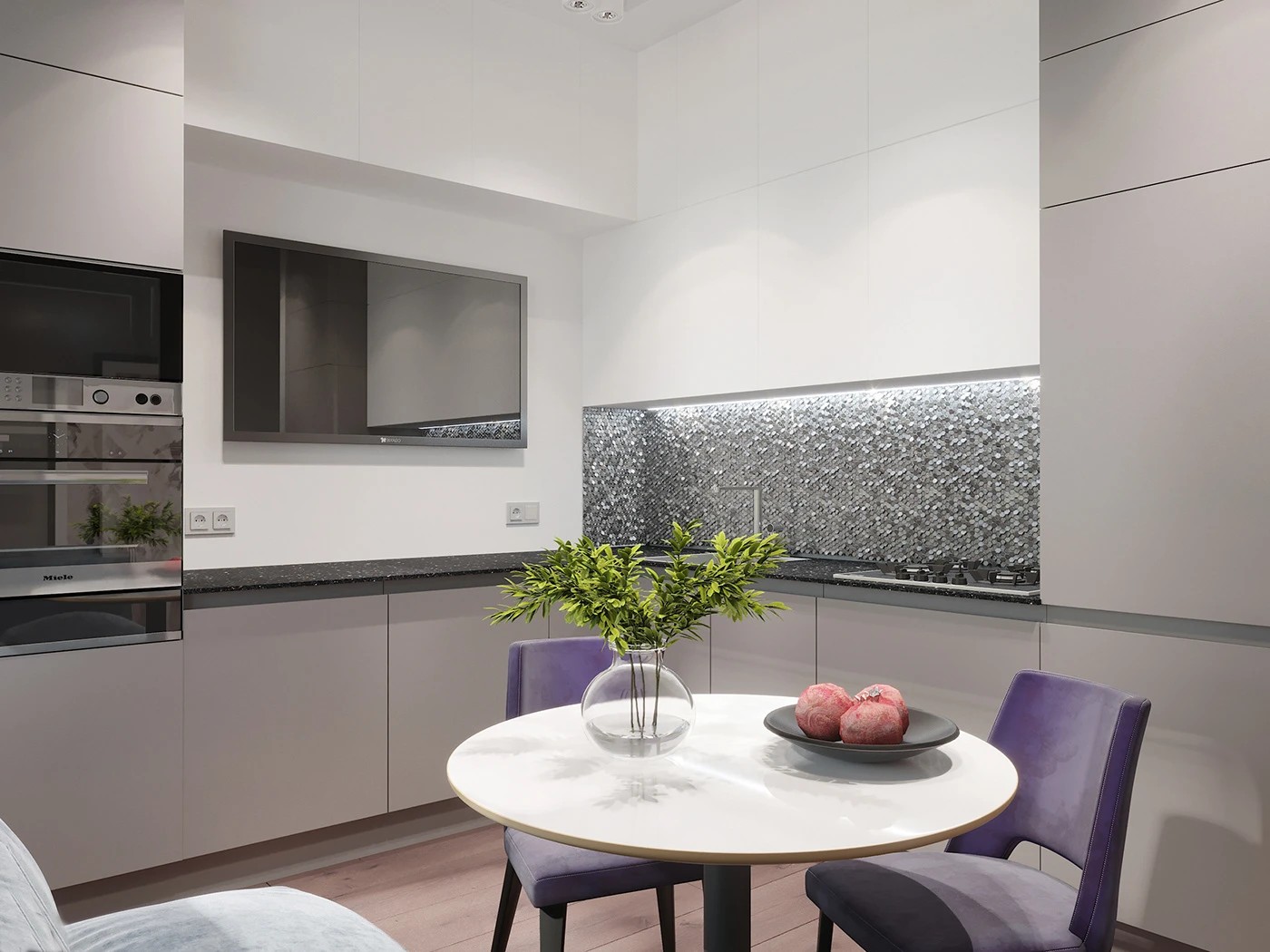 Kitchen аnd hallway minimalism