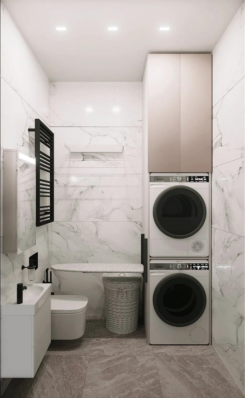 MASTER BATHROOM+LAUNDRY ROOM