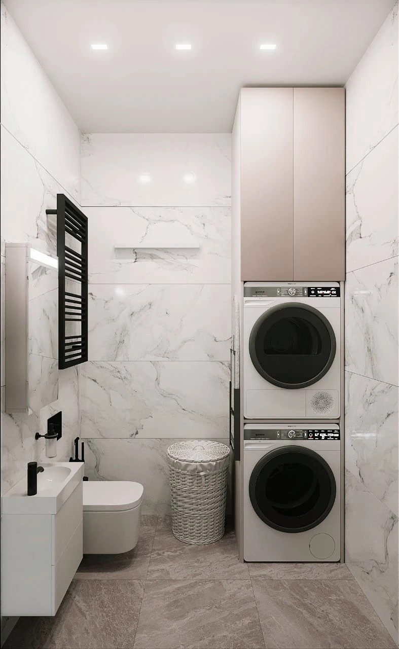 MASTER BATHROOM+LAUNDRY ROOM