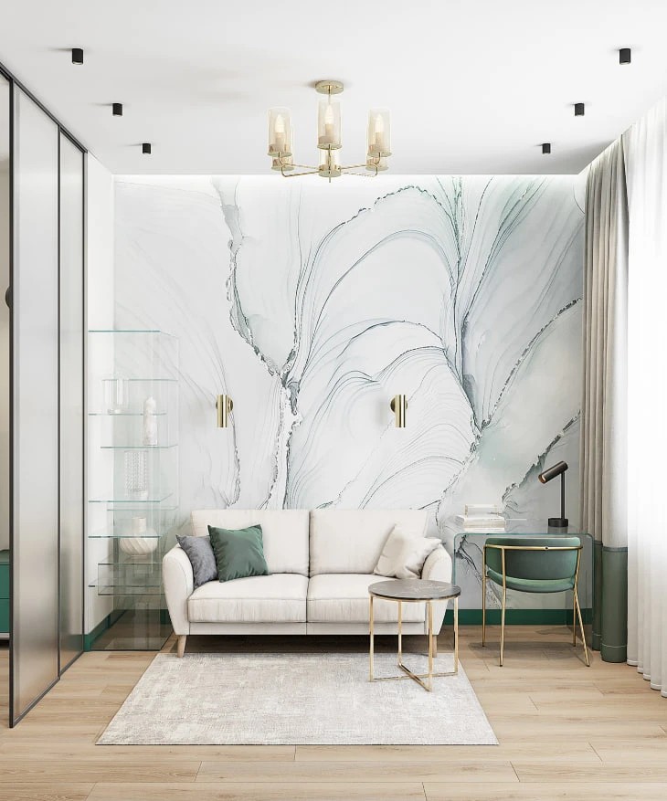 LIVING ROOM WITH BED ZONE