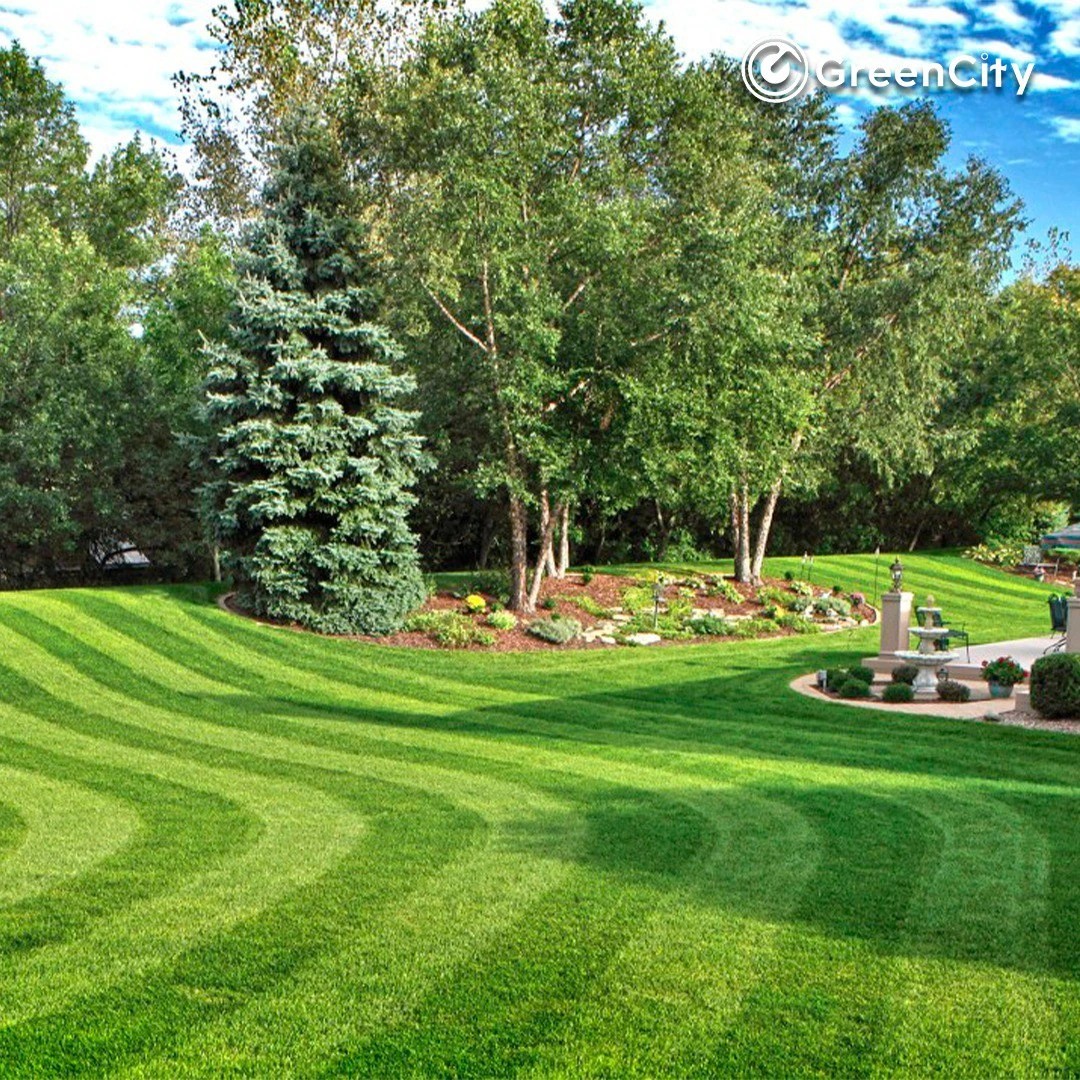 Прогулка по красивому саду