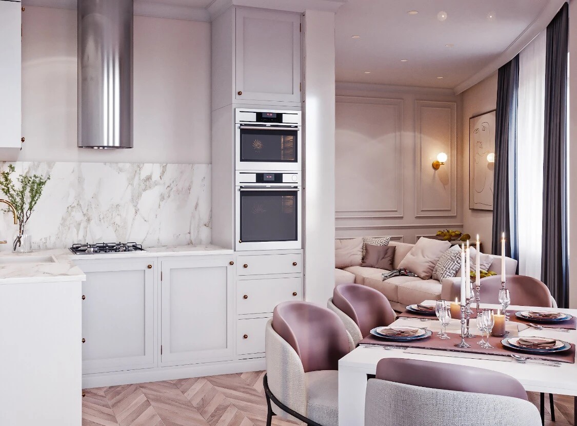 Квартира в светлых тонах