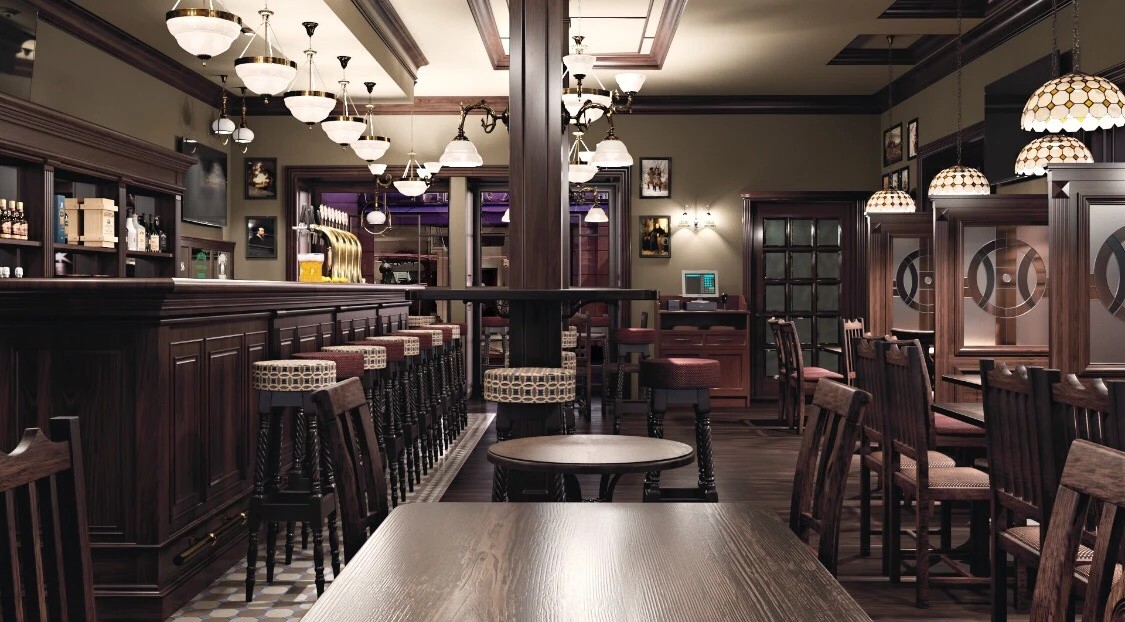 Ирландский ПАБ "Три Бочки"