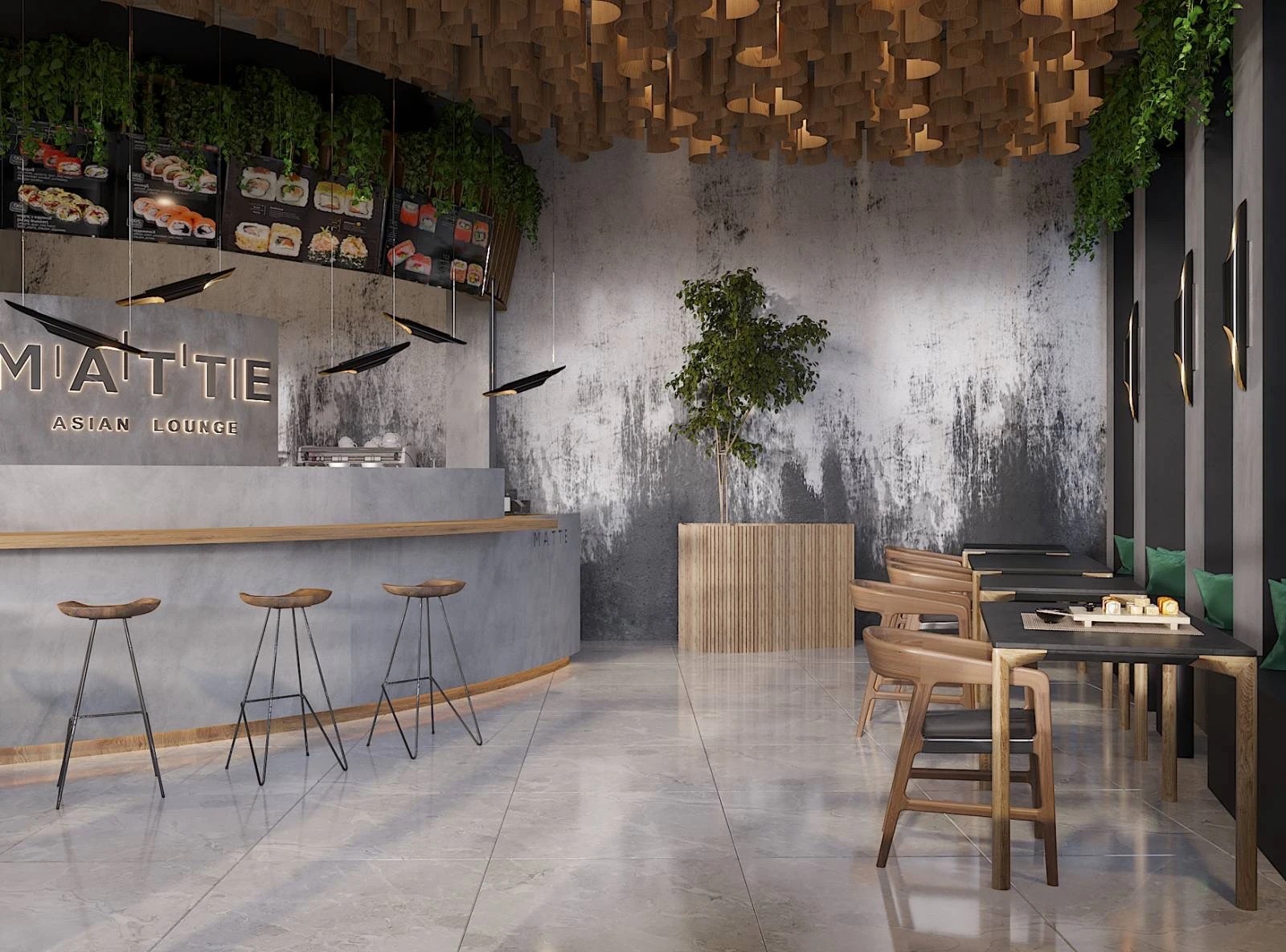 КАФЕ MATTE ASIAN LOUNGE