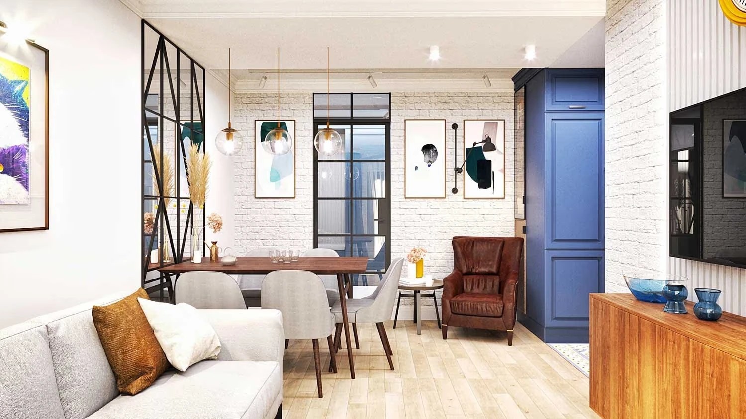 Трёхкомнатная квартира на ул. Парашютная