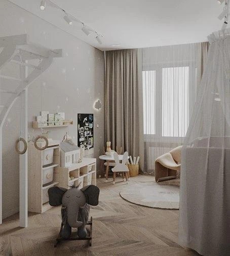 Проект трёхкомнатной квартиры для молодой семьи