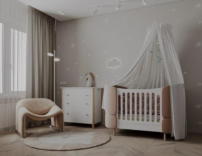 Проект трёхкомнатной квартиры для молодой семьи