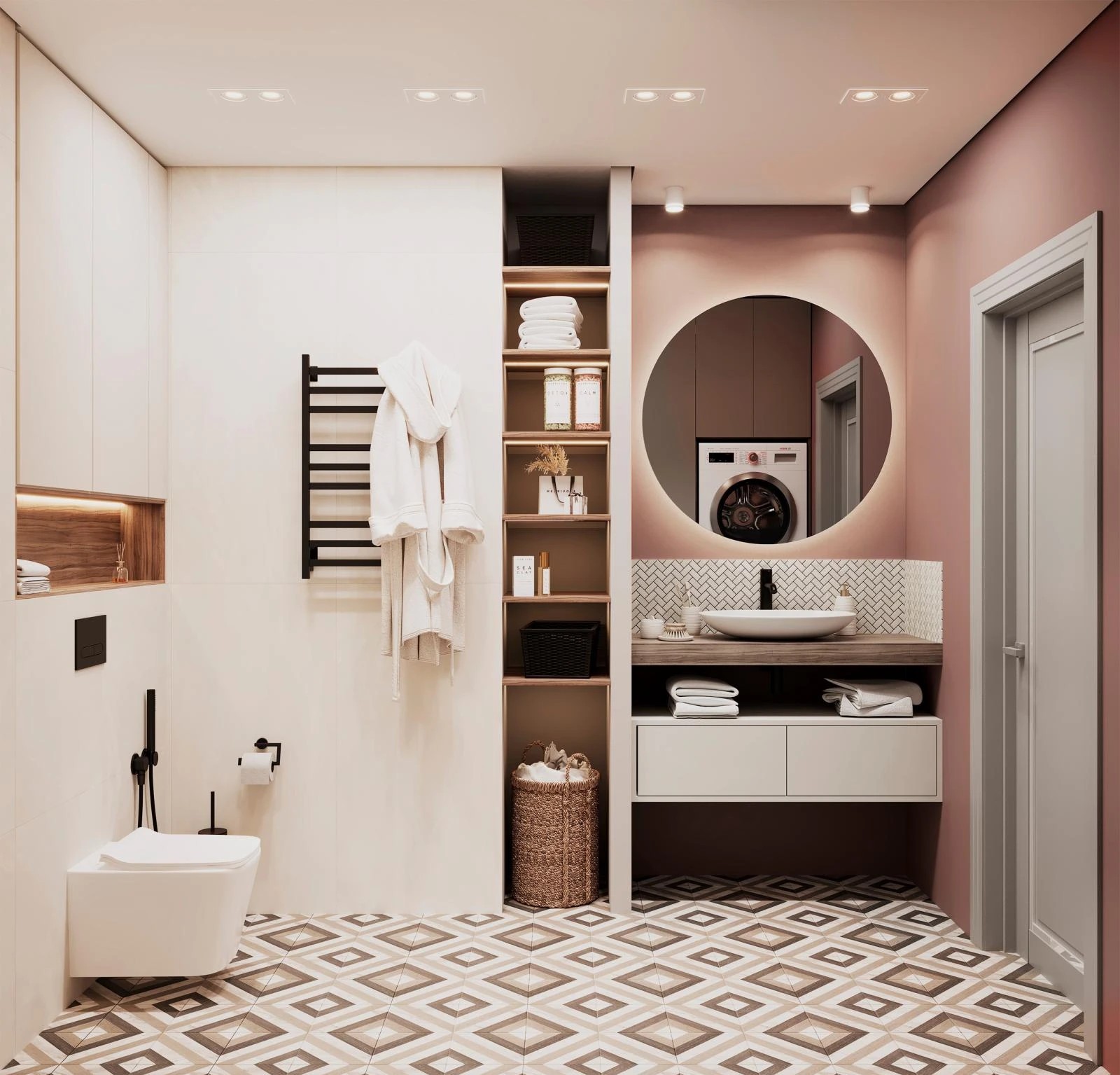 Проект трёхкомнатной квартиры для молодой семьи