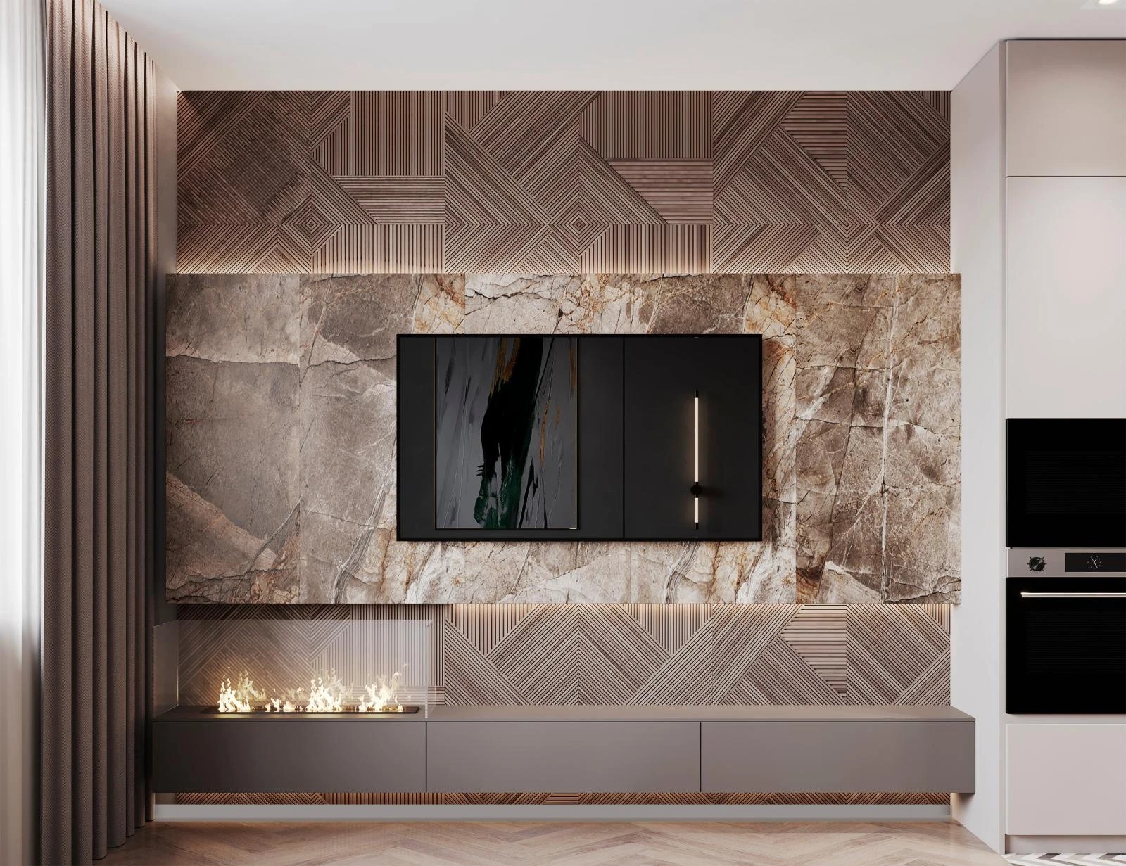 Проект трёхкомнатной квартиры для молодой семьи