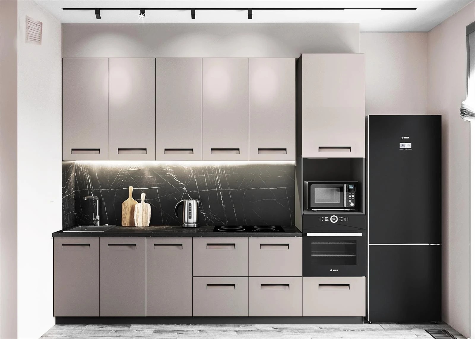 Проект однокомнатной квартиры в скандинавском стиле