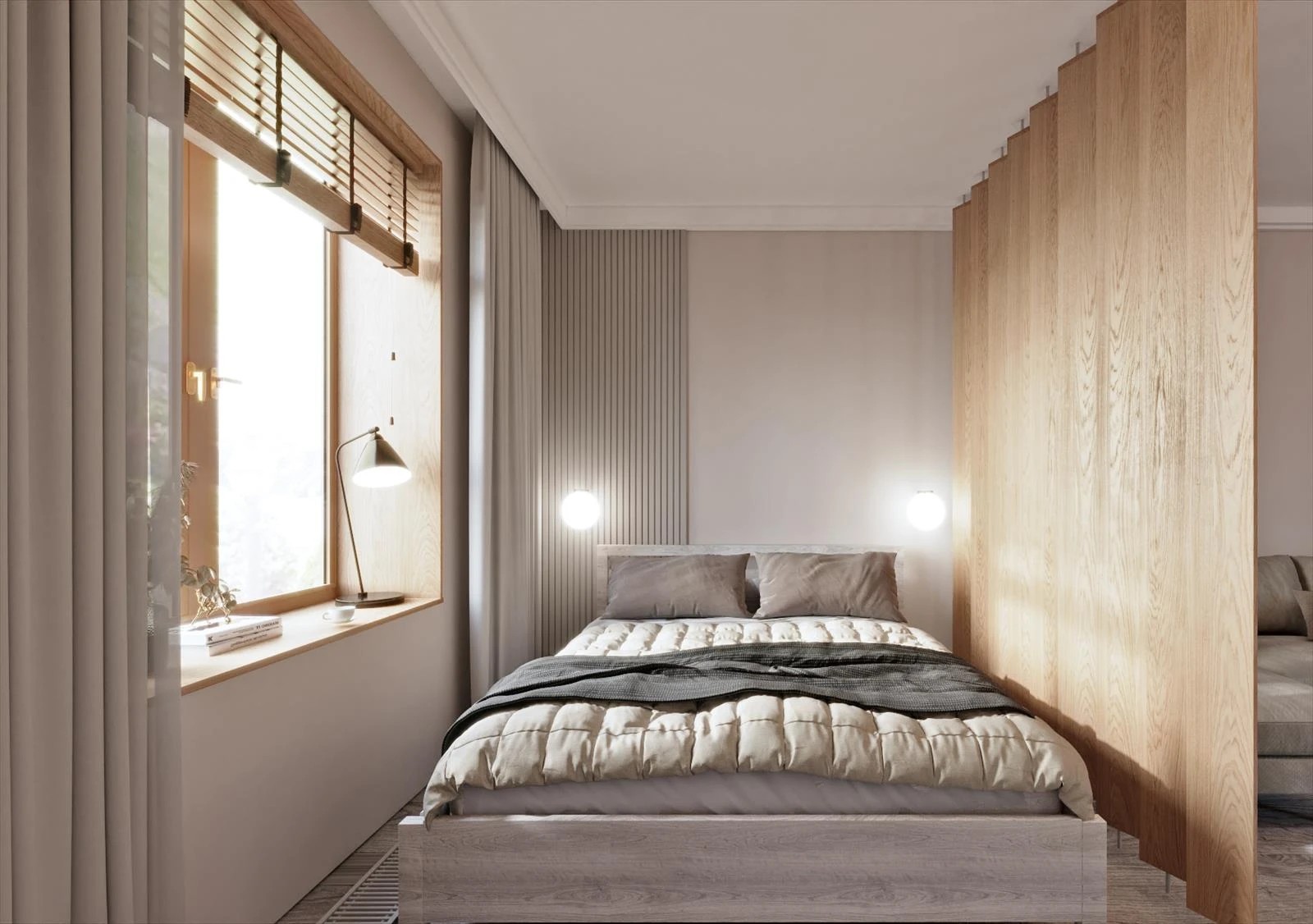 Проект однокомнатной квартиры в скандинавском стиле