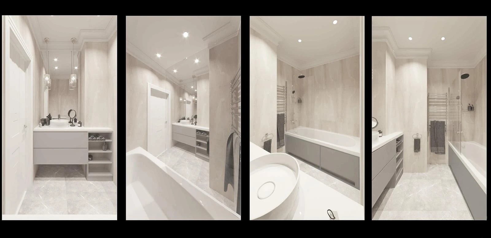 Дизайн-проект квартиры в неоклассическом стиле