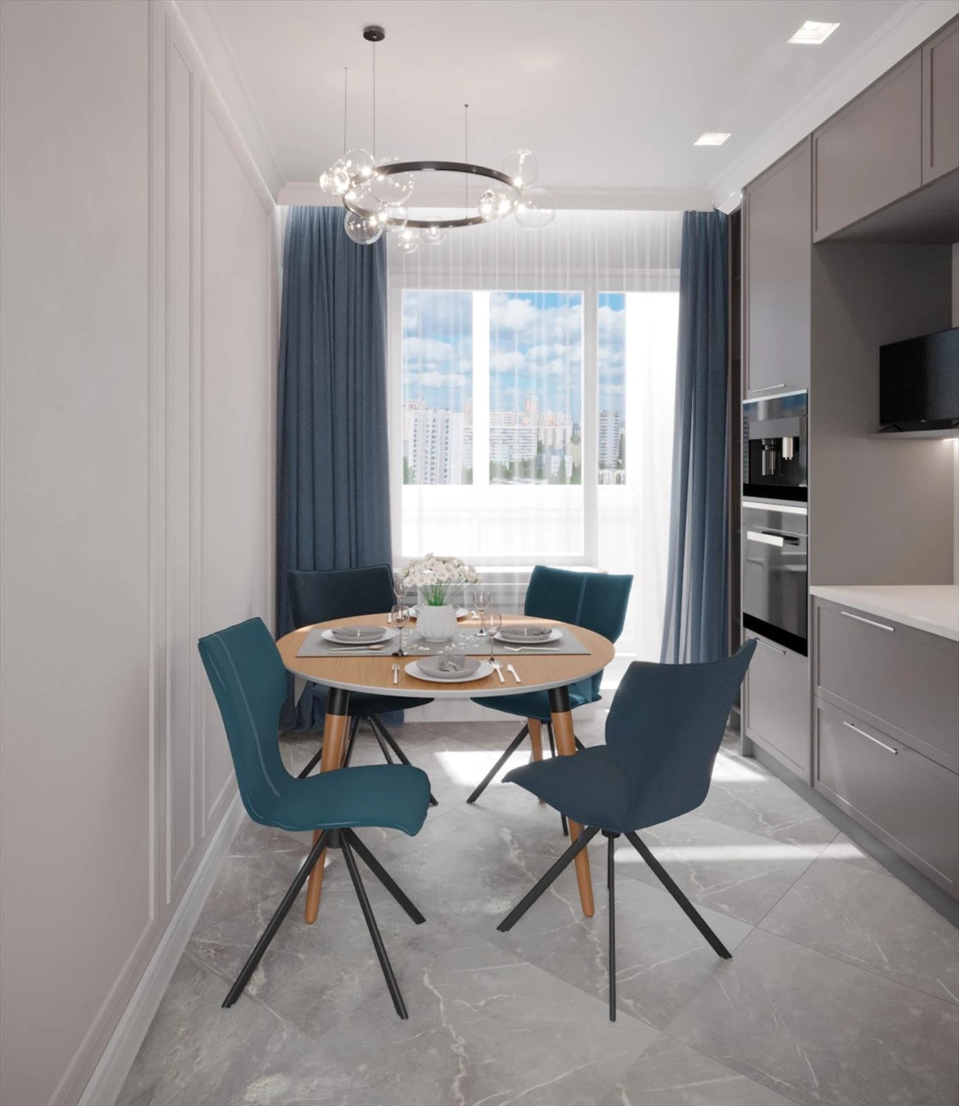 Дизайн-проект квартиры в неоклассическом стиле