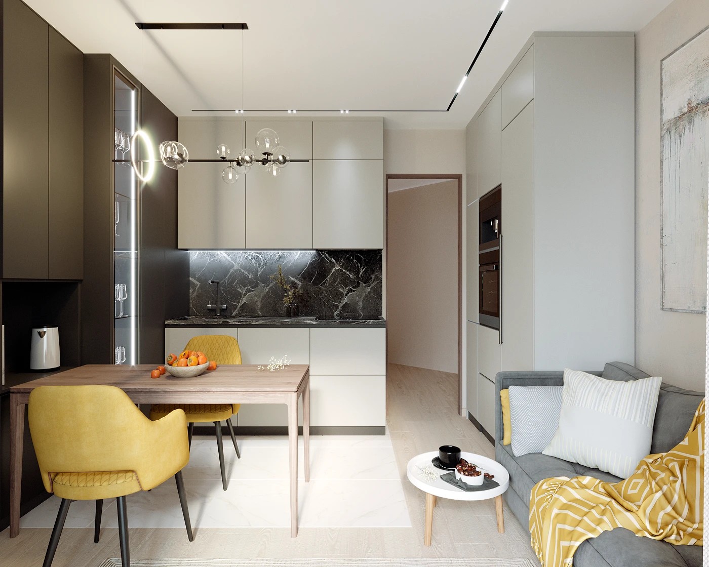 Квартира в современном стиле на Загребском бульваре.