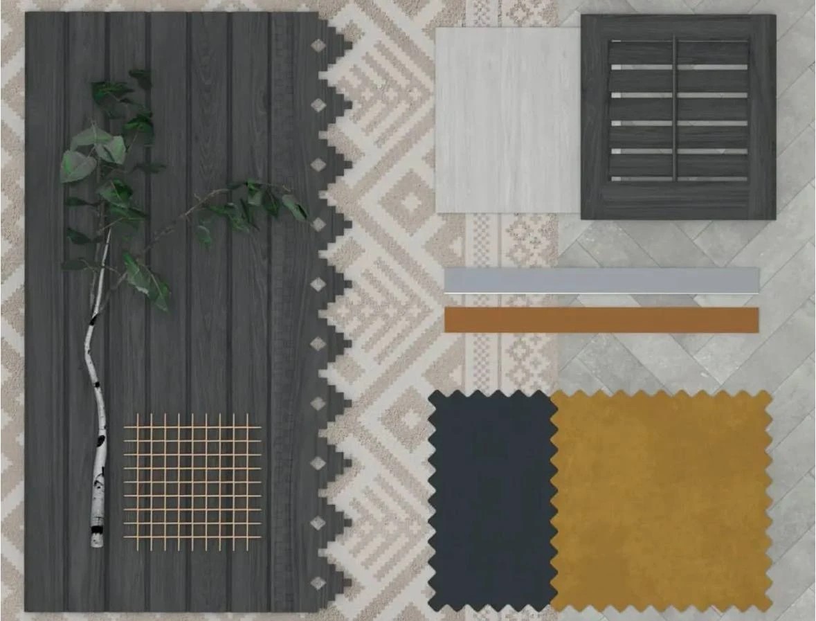 Базы отдыха в сосново-еловом лесу.