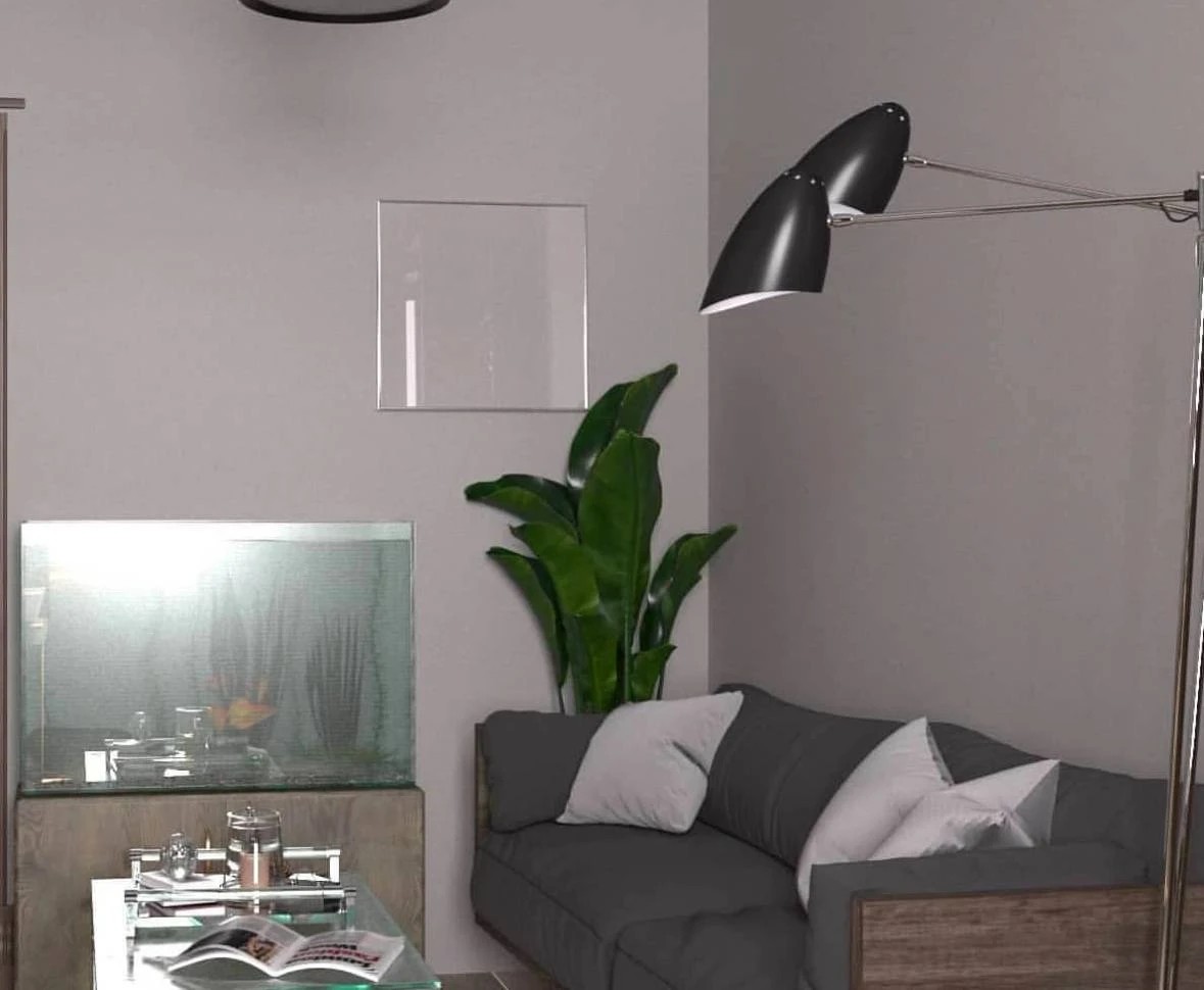 Квартира-студия в стиле минимализм