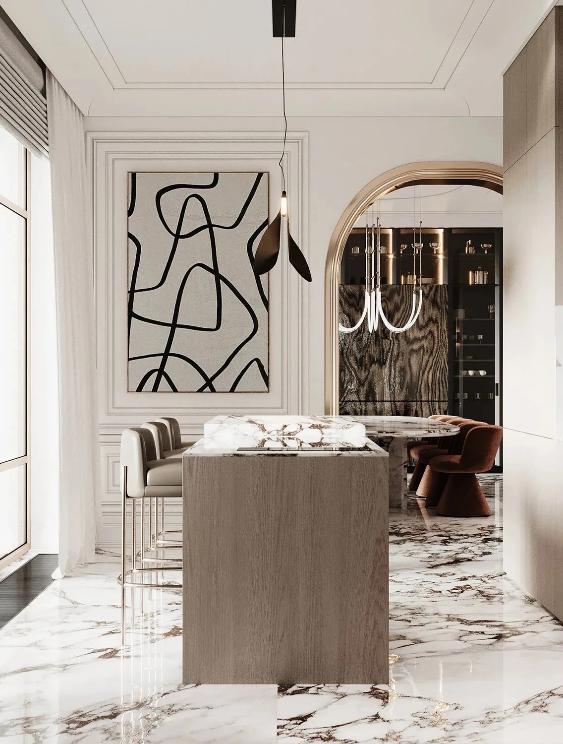 Вилла в поселке Ландшафт, Рублево-Успенское шоссе