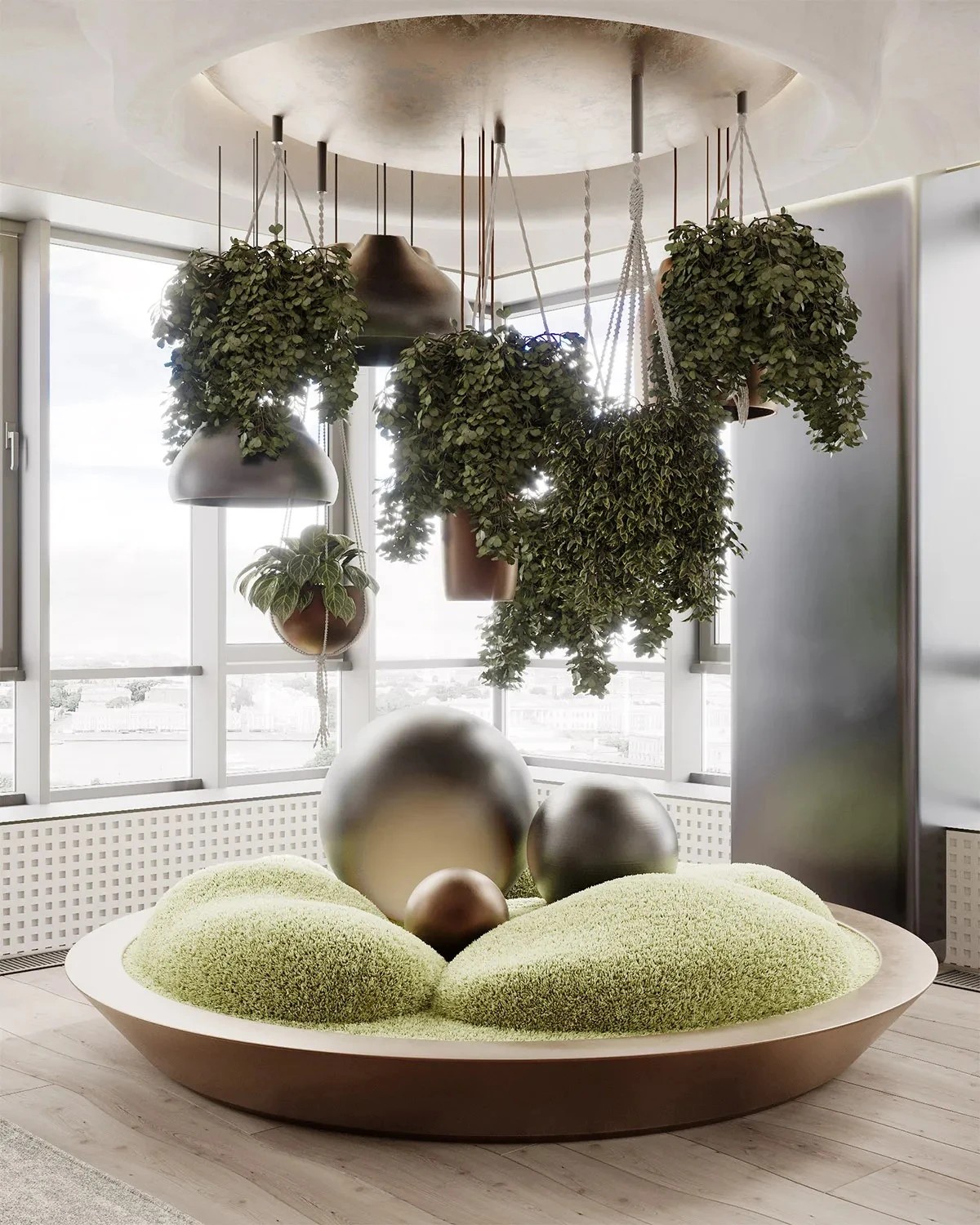 Кабинет в стиле Ваби-Саби