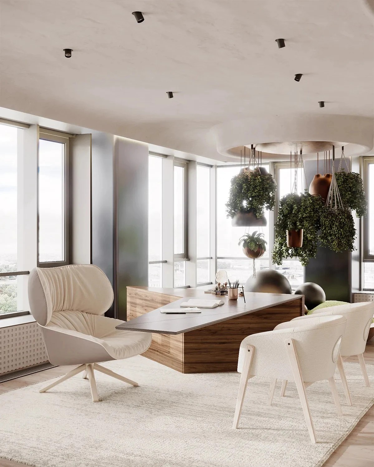 Кабинет в стиле Ваби-Саби