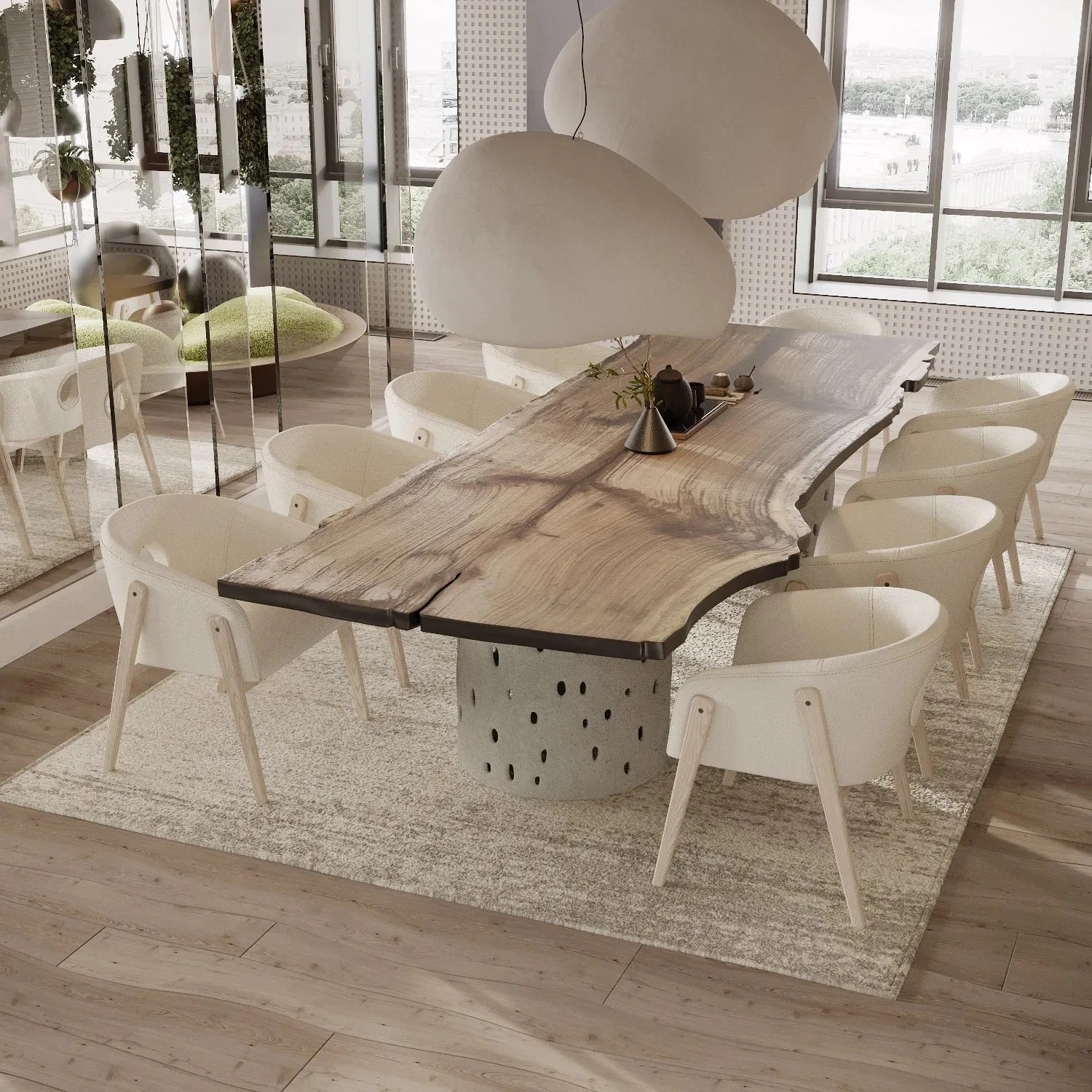 Кабинет в стиле Ваби-Саби