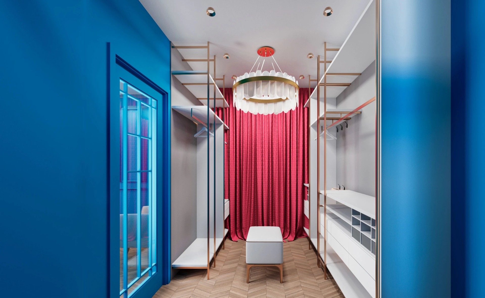 Яркий интерьер