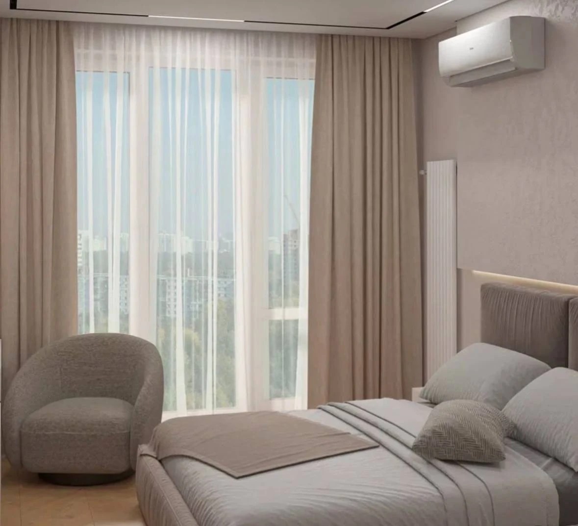 Визуализация спальни