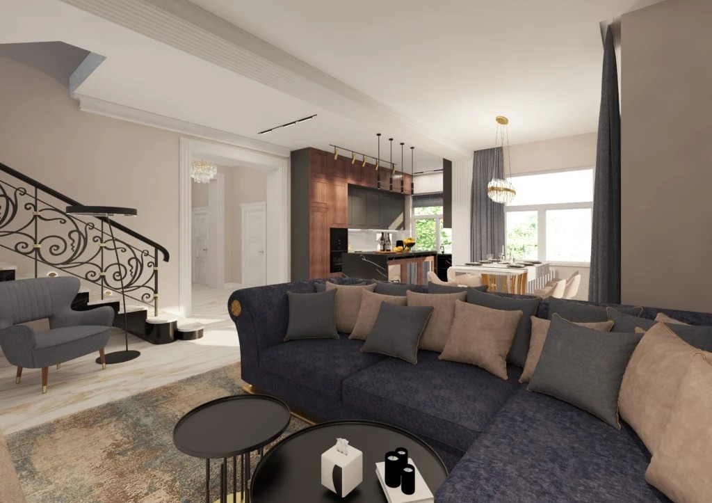 3D-ВИЗУАЛИЗАЦИИ В ЗАГОРОДНОМ ДОМЕ НА НОВОЙ РИГЕ