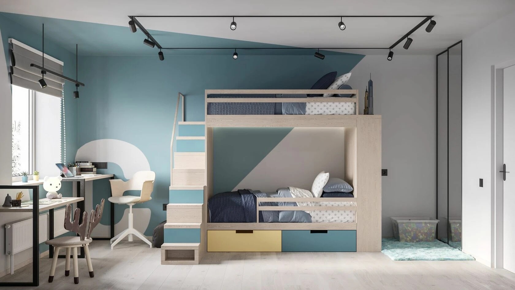 Пентхаус с видом в парк