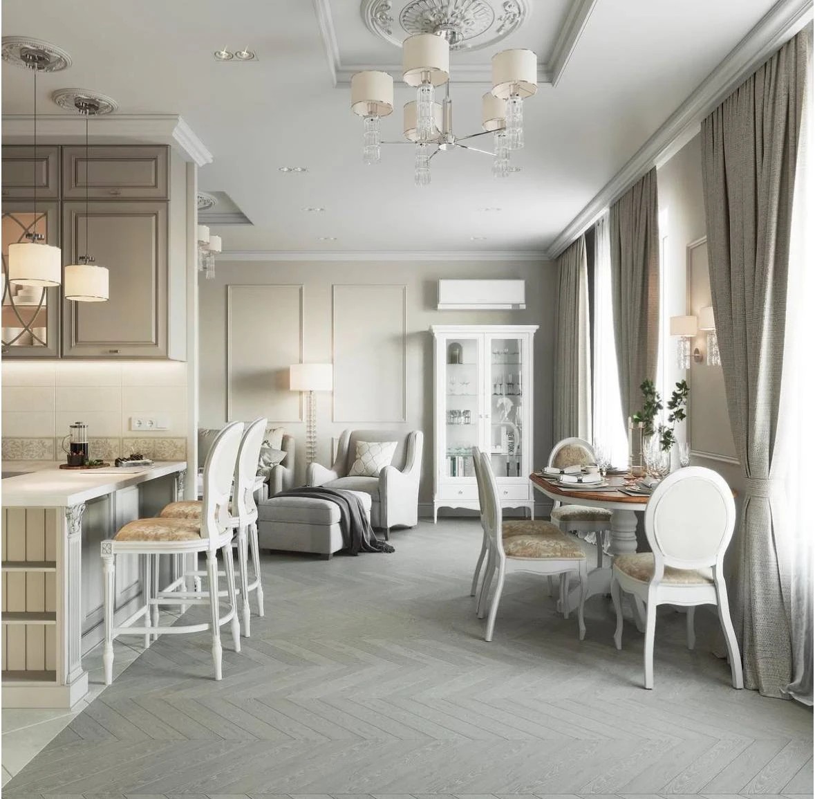 Квартира в современной классике