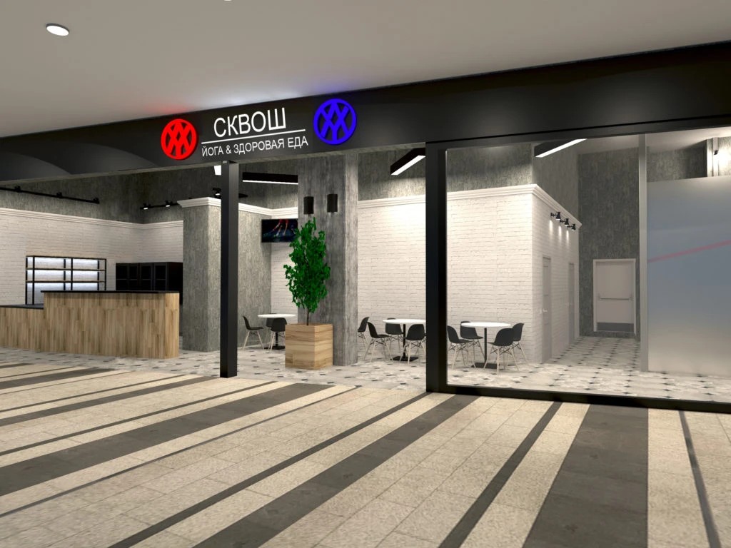 Сквош клуб в БЦ КомСити