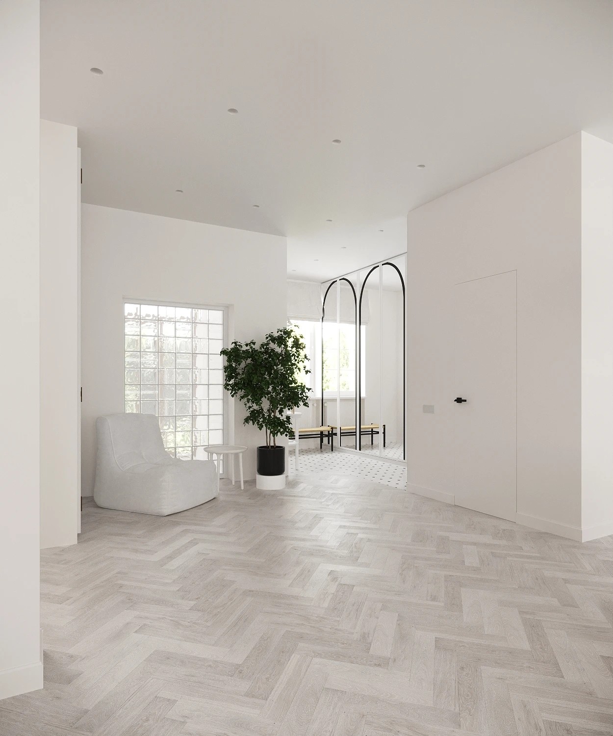 Белый дуплекс в КП "Суханово Парк"