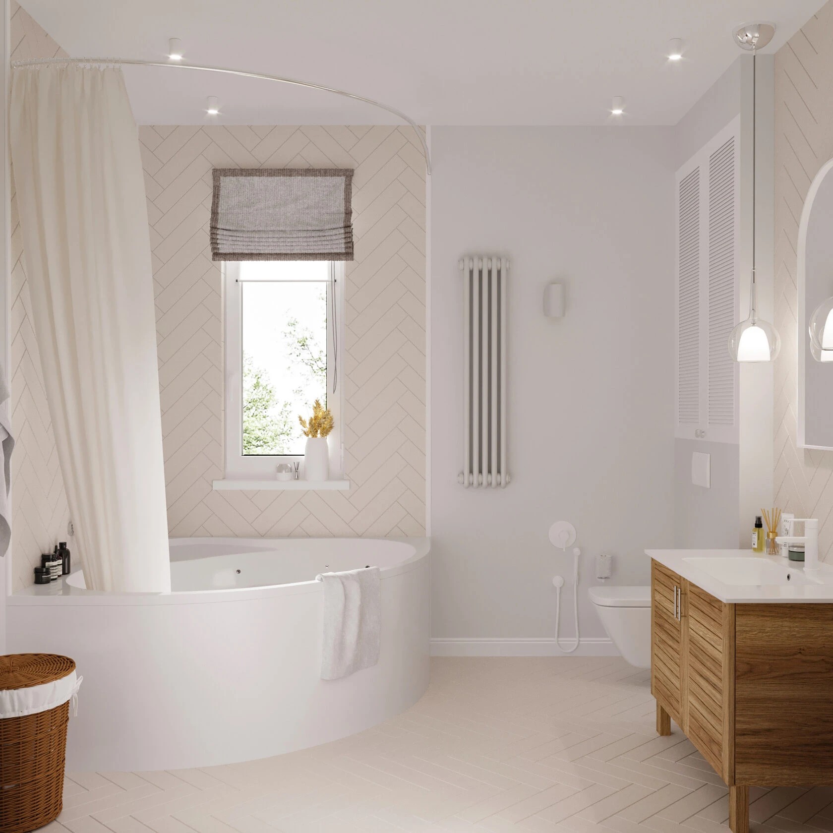 Белый дуплекс в КП "Суханово Парк"