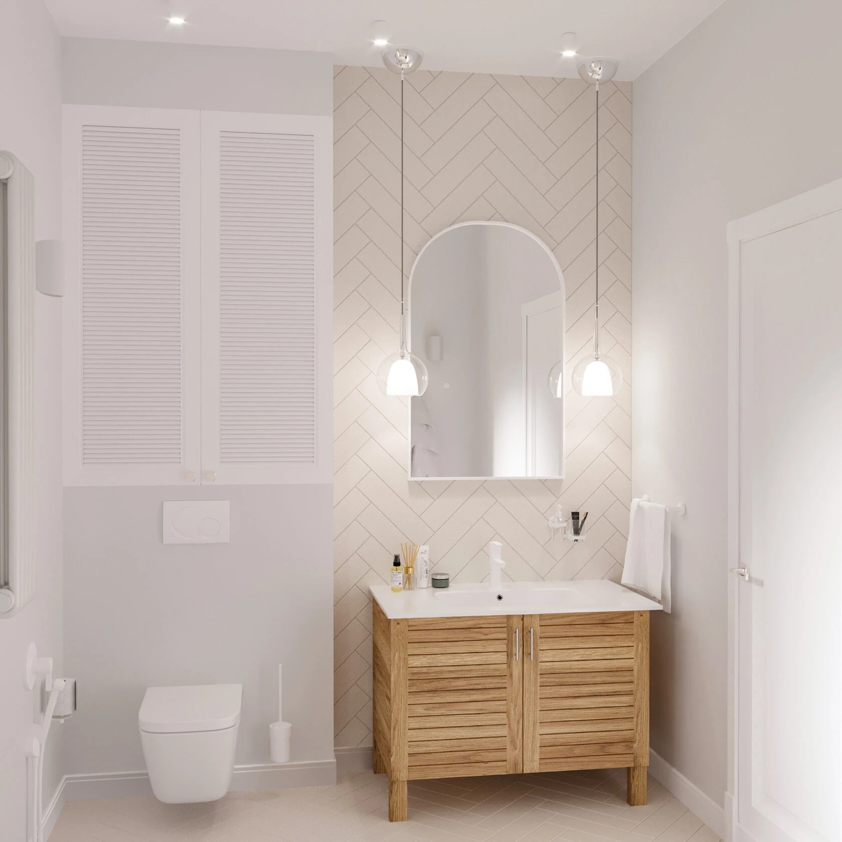 Белый дуплекс в КП "Суханово Парк"