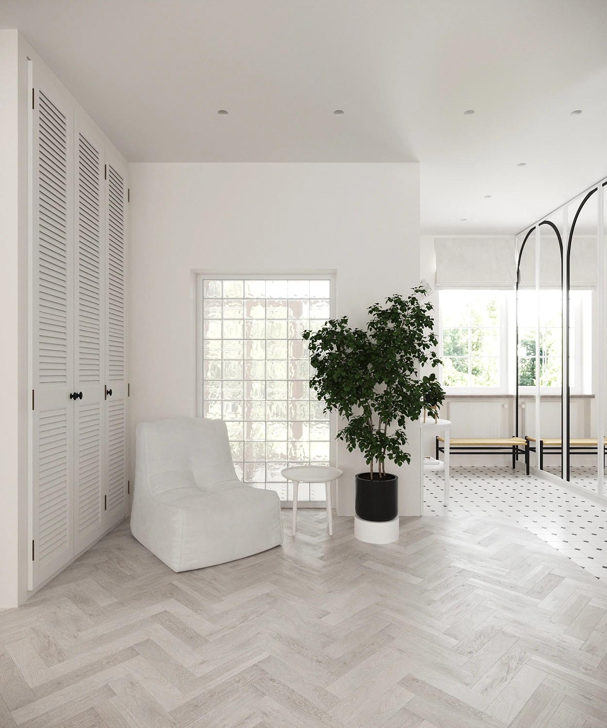 Белый дуплекс в КП "Суханово Парк"