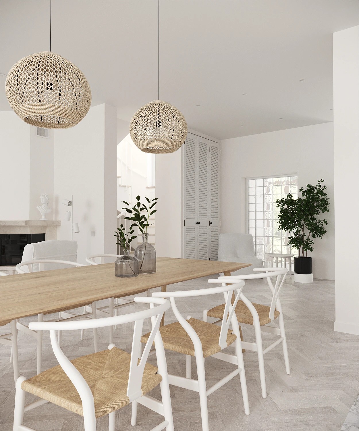 Белый дуплекс в КП "Суханово Парк"