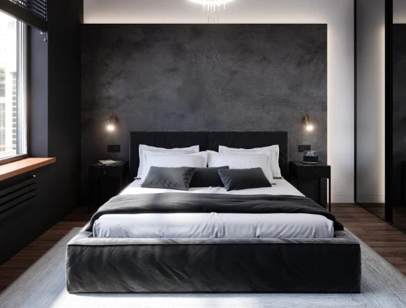 Чёрная квартира в ЖК "Хэдлайнер"