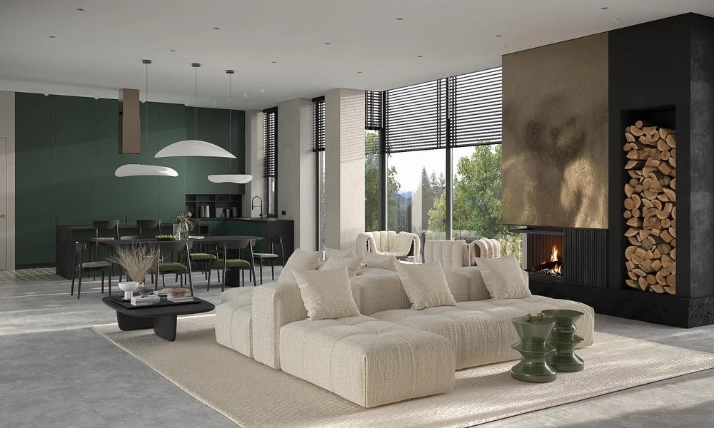 Дизайн-проект загородного дома в Песках