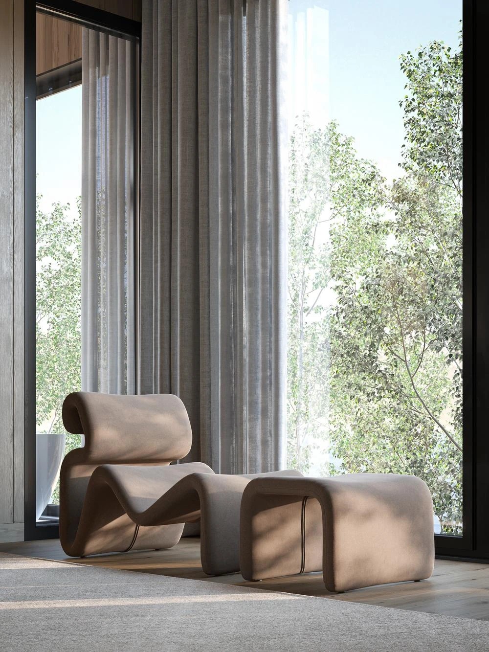 Дизайн-проект загородного дома в Песках