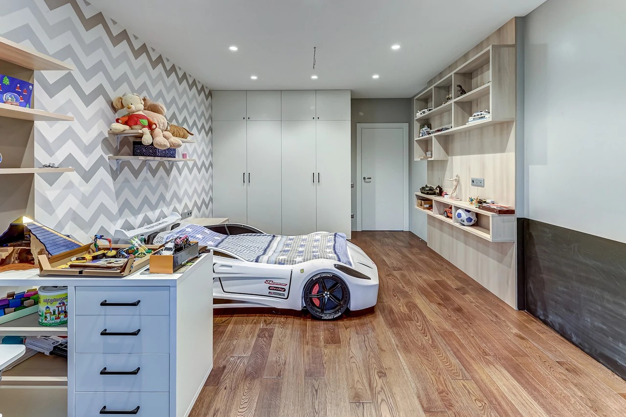 Стильная 5 комнатная квартира в ЖК "Самоцветы"