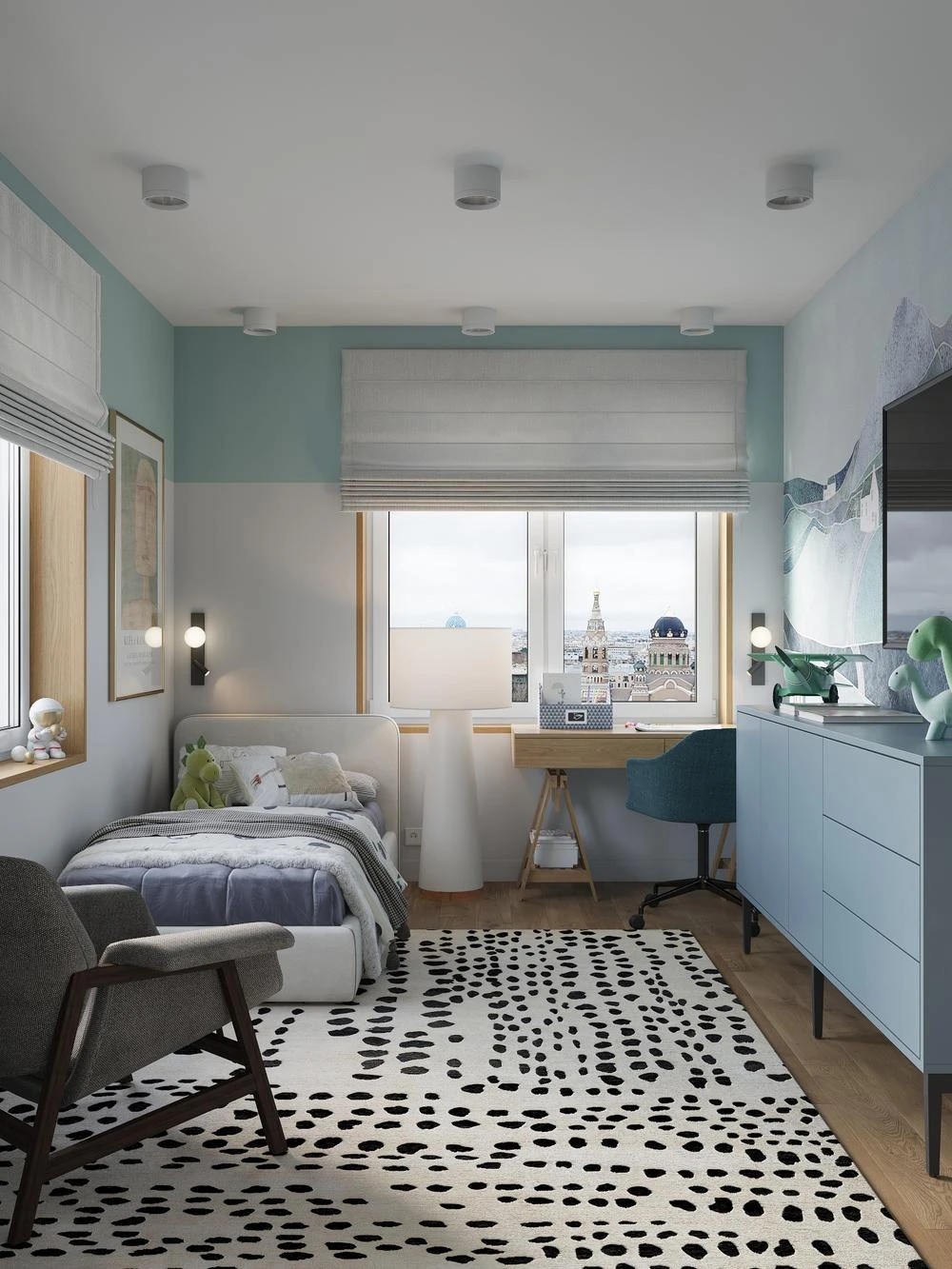 Дизайн-проект в ЖК Галактика