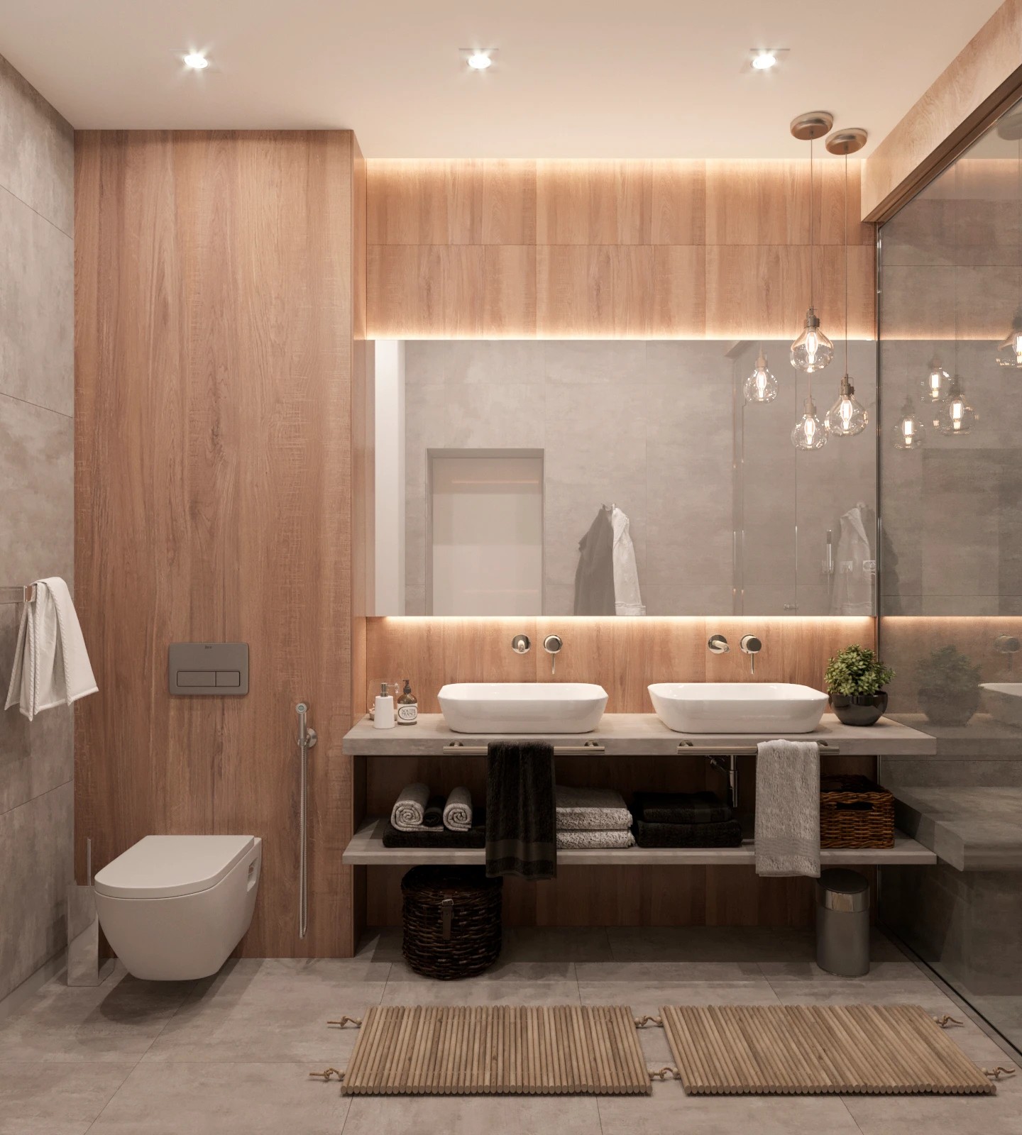 Дизайн загородного дома в современном стиле 1-й этаж