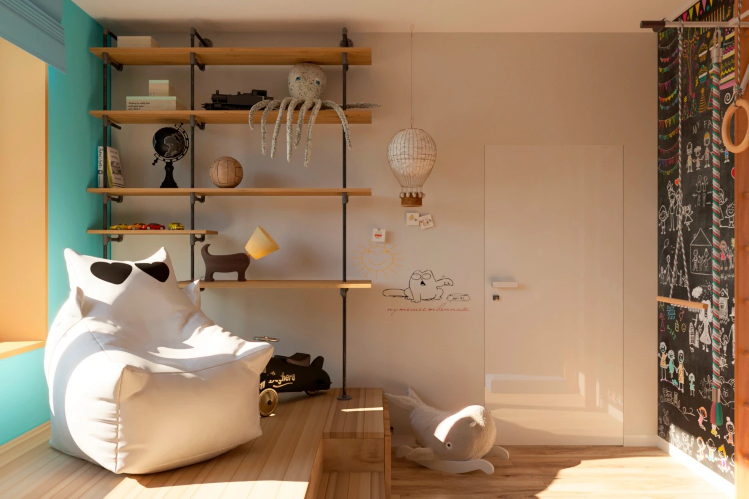 Дизайн загородного дома в современном стиле 1-й этаж