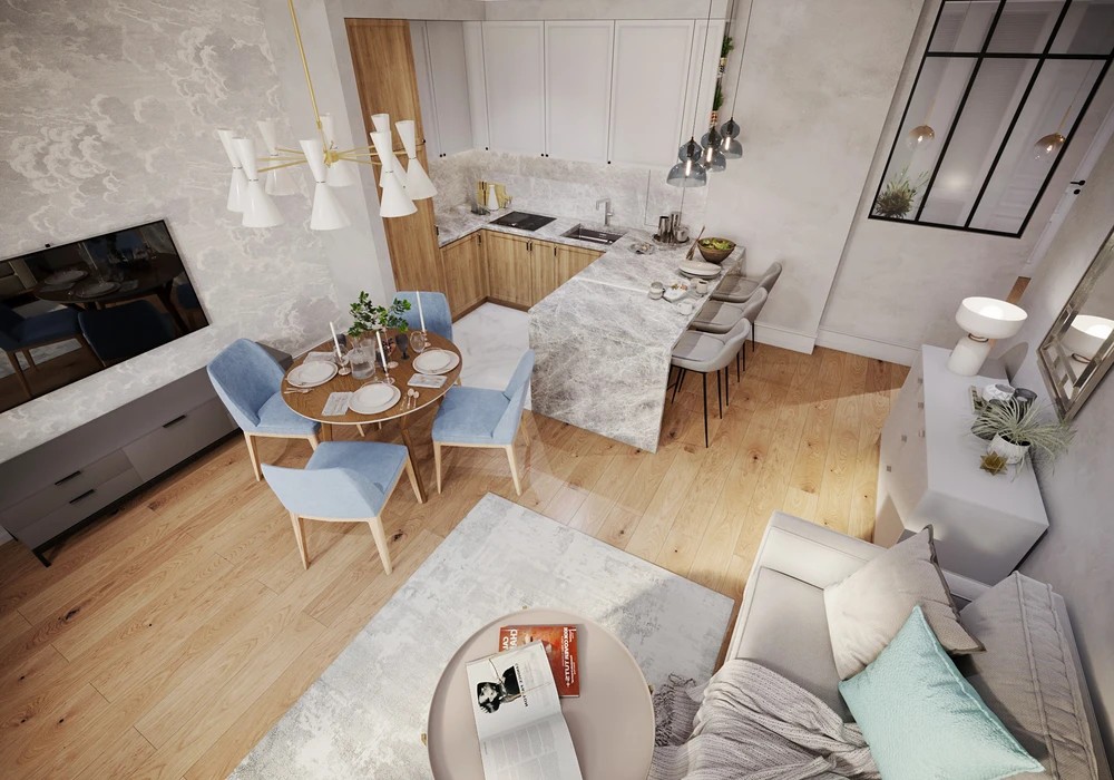 Трехкомнатная квартира в ЖК Палацио