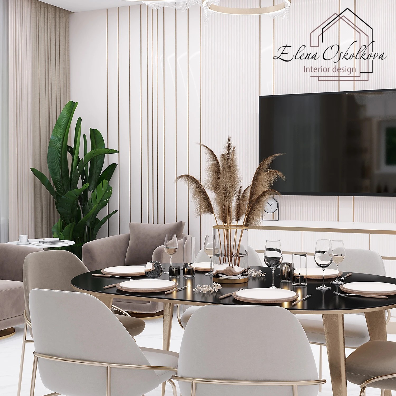 Светлый интерьер дома