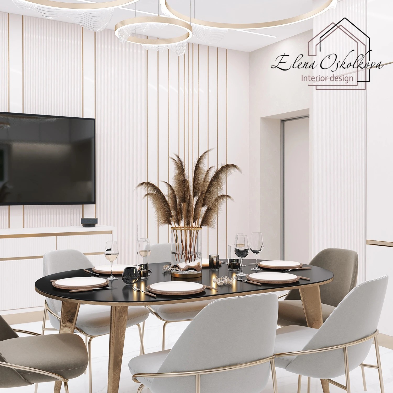 Светлый интерьер дома