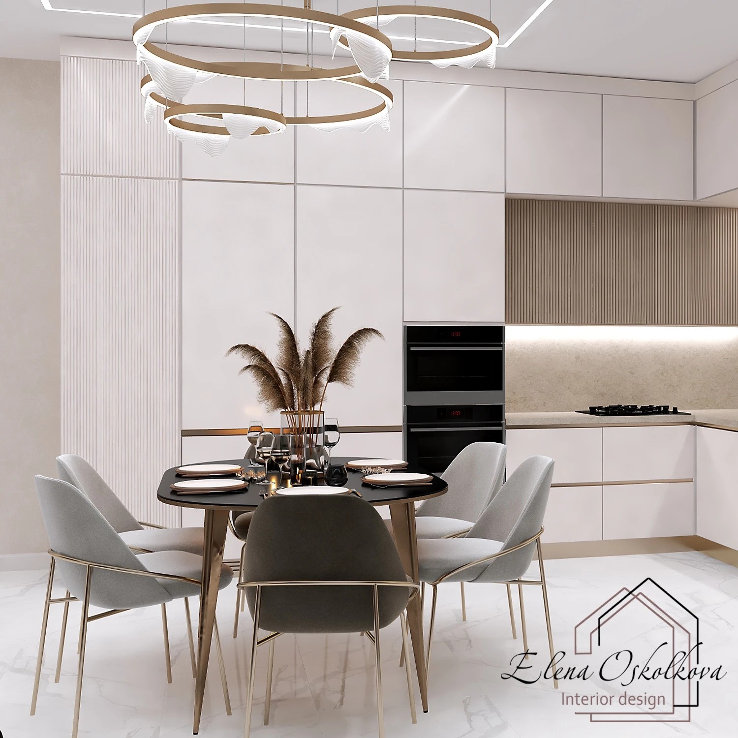 Светлый интерьер дома