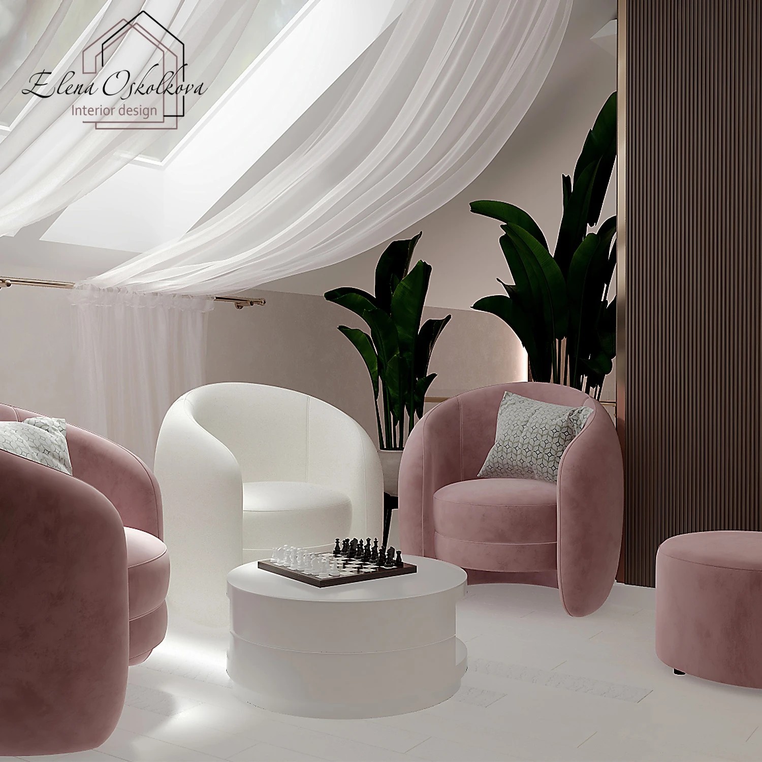 Светлый интерьер дома