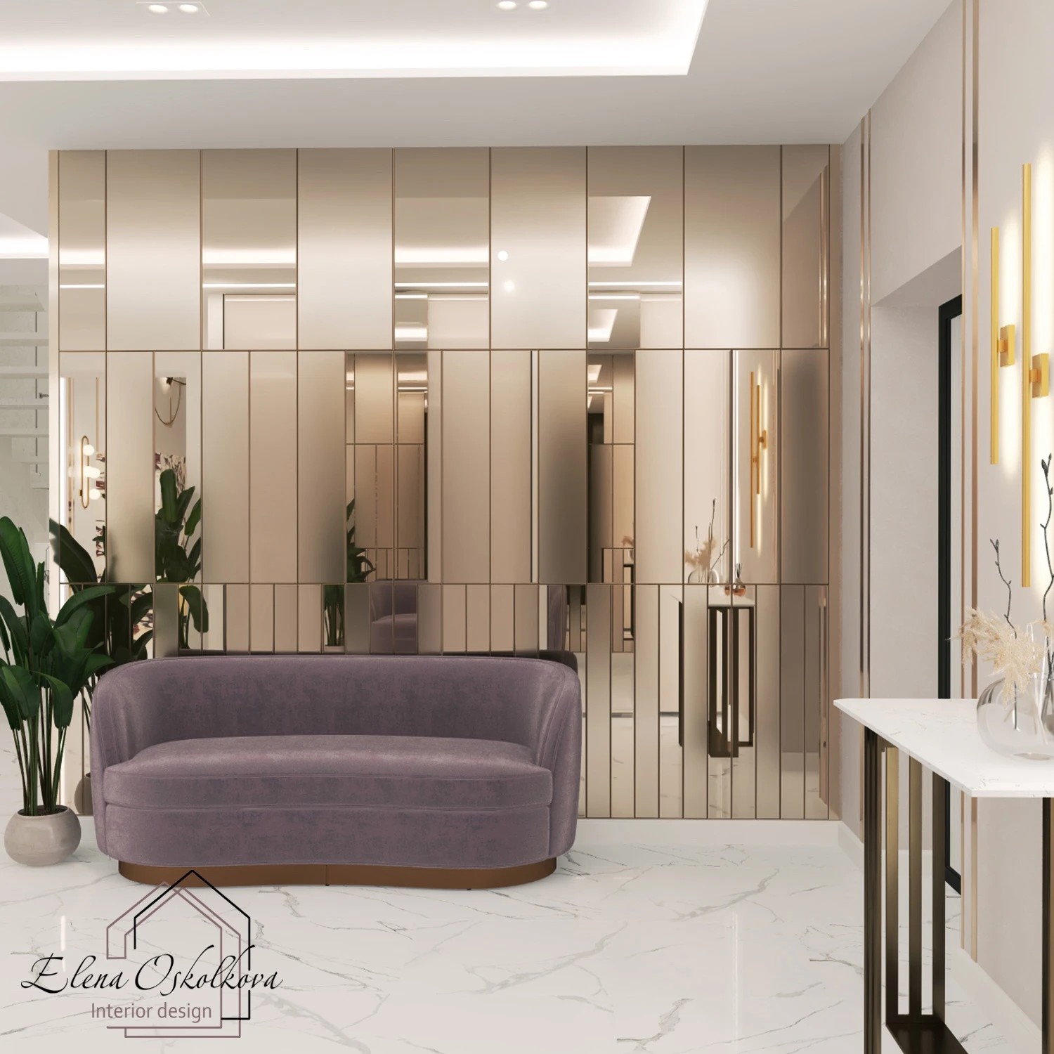 Светлый интерьер дома